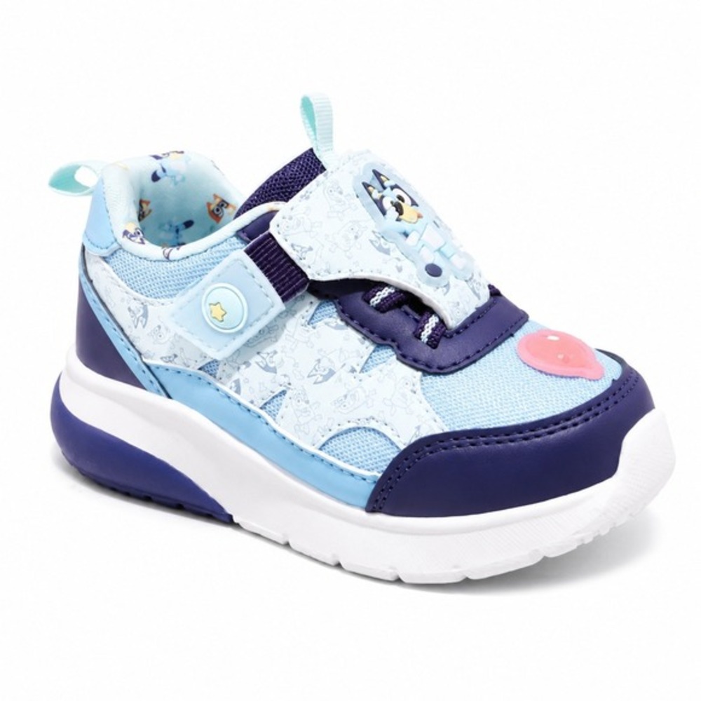 Toddler Boys Bluey Light-Up Sneakers Blue Size 12 New With Tags